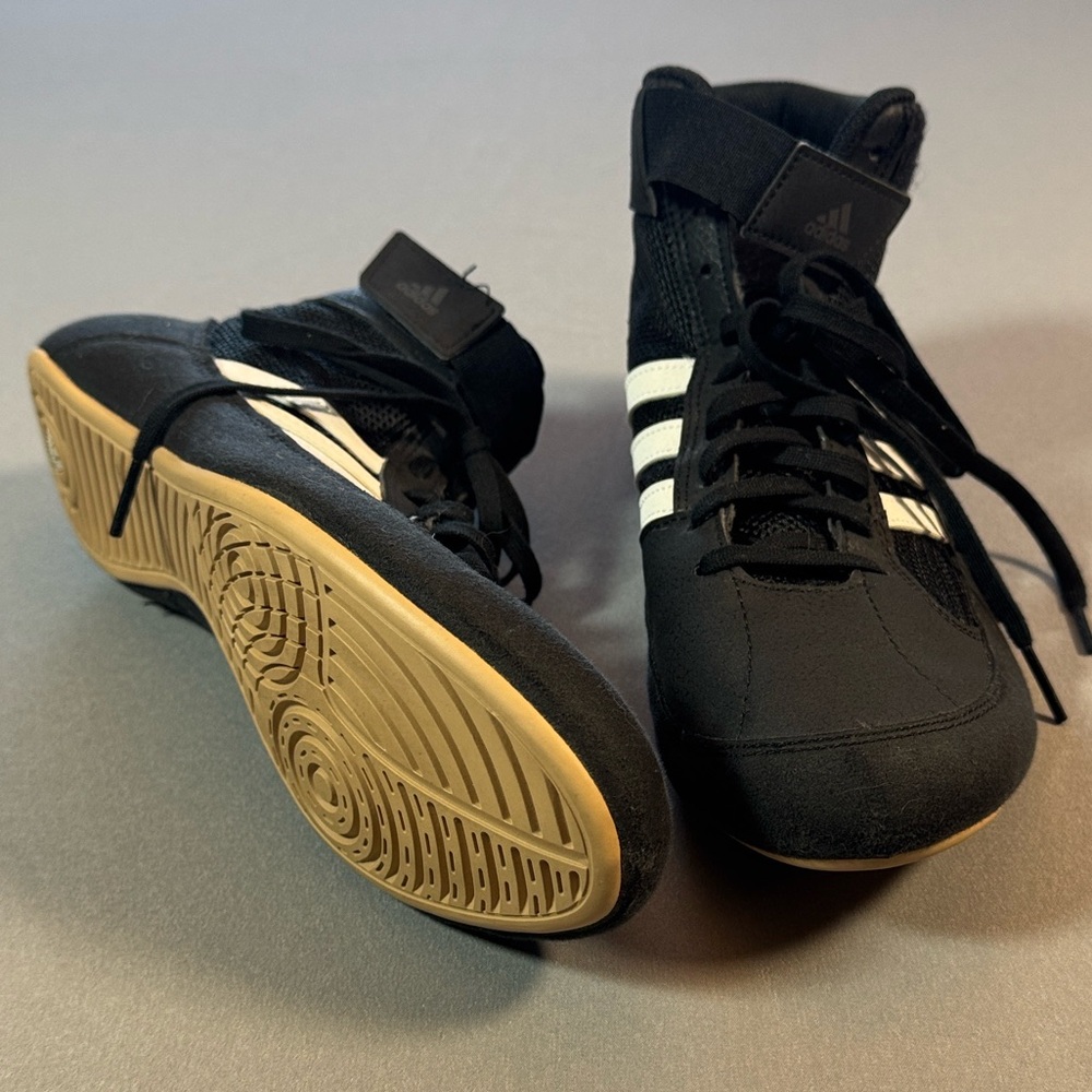 Like NEW Adidas Black Wrestling Shoes